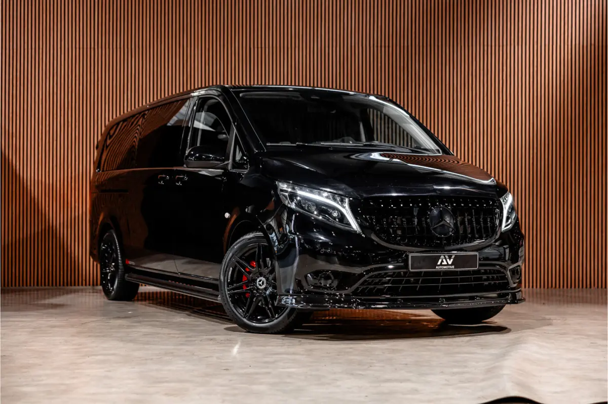 119 CDI Extra Lang DC | AMG | Marge | BTW Vrij | Camera | Navigatie | L+R Schuifdeur | CarPlay | Trekhaak | Lederen bekleding | Stoelverwarming | Nieuwe APK