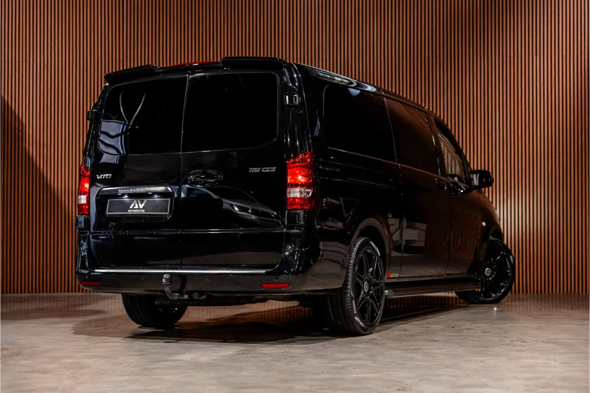 119 CDI Extra Lang DC | AMG | Marge | BTW Vrij | Camera | Navigatie | L+R Schuifdeur | CarPlay | Trekhaak | Lederen bekleding | Stoelverwarming | Nieuwe APK