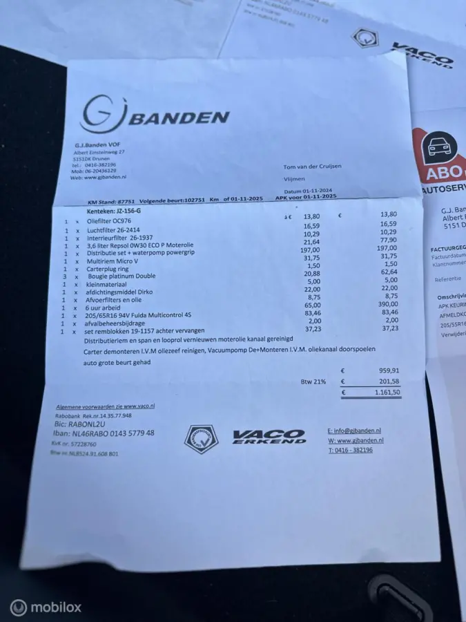 1.2 PureTech Blue Lease Executive,(DB)vervangen
