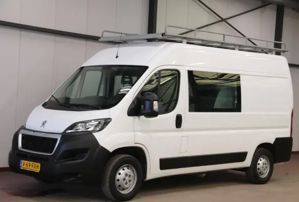 L2H2 DUBBEL CABINE DC 7 personen IMPERIAAL Peugeot Boxer L2H2 DUBBEL CABINE 7 personen met IMPERIAAL