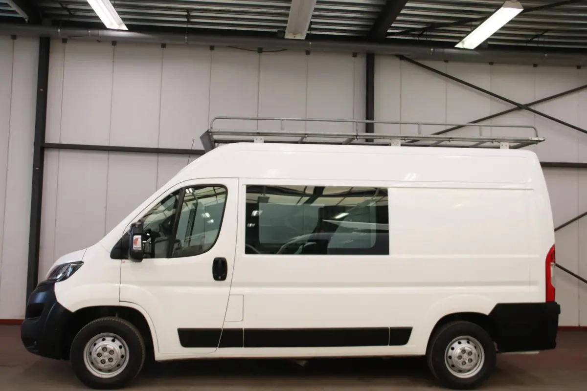 L2H2 DUBBEL CABINE DC 7 personen IMPERIAAL Peugeot Boxer L2H2 DUBBEL CABINE 7 personen met IMPERIAAL
