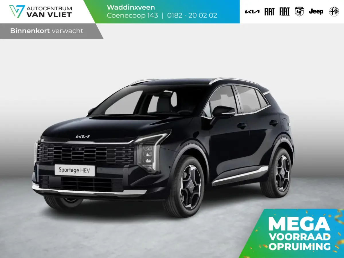 1.6 T-GDi Hybrid Black Edition Advanced | Actieprijs* | Navi. | Clima. | Adapt. Cruise. | Stoel&Stuur Verwarming | Panodak | Dodehoekassistentie | Black Edition Zwart Suede/Leder Bekleding