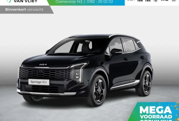 1.6 T-GDi Hybrid Black Edition Advanced | Actieprijs* | Navi. | Clima. | Adapt. Cruise. | Stoel&Stuur Verwarming | Panodak | Dodehoekassistentie | Black Edition Zwart Suede/Leder Bekleding