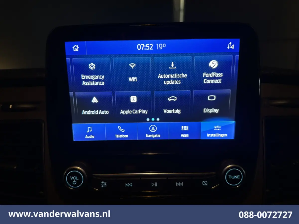 2.0 TDCI 131pk Bakwagen 1003kg laadvermogen Laadklep Zijdeur Euro6 Airco | Navigatie | Camera | Apple Carplay Android Auto, Cruisecontrol, Stoelverwarming