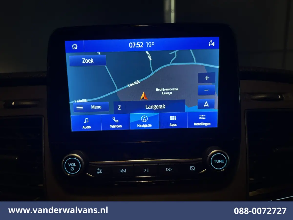 2.0 TDCI 131pk Bakwagen 1003kg laadvermogen Laadklep Zijdeur Euro6 Airco | Navigatie | Camera | Apple Carplay Android Auto, Cruisecontrol, Stoelverwarming