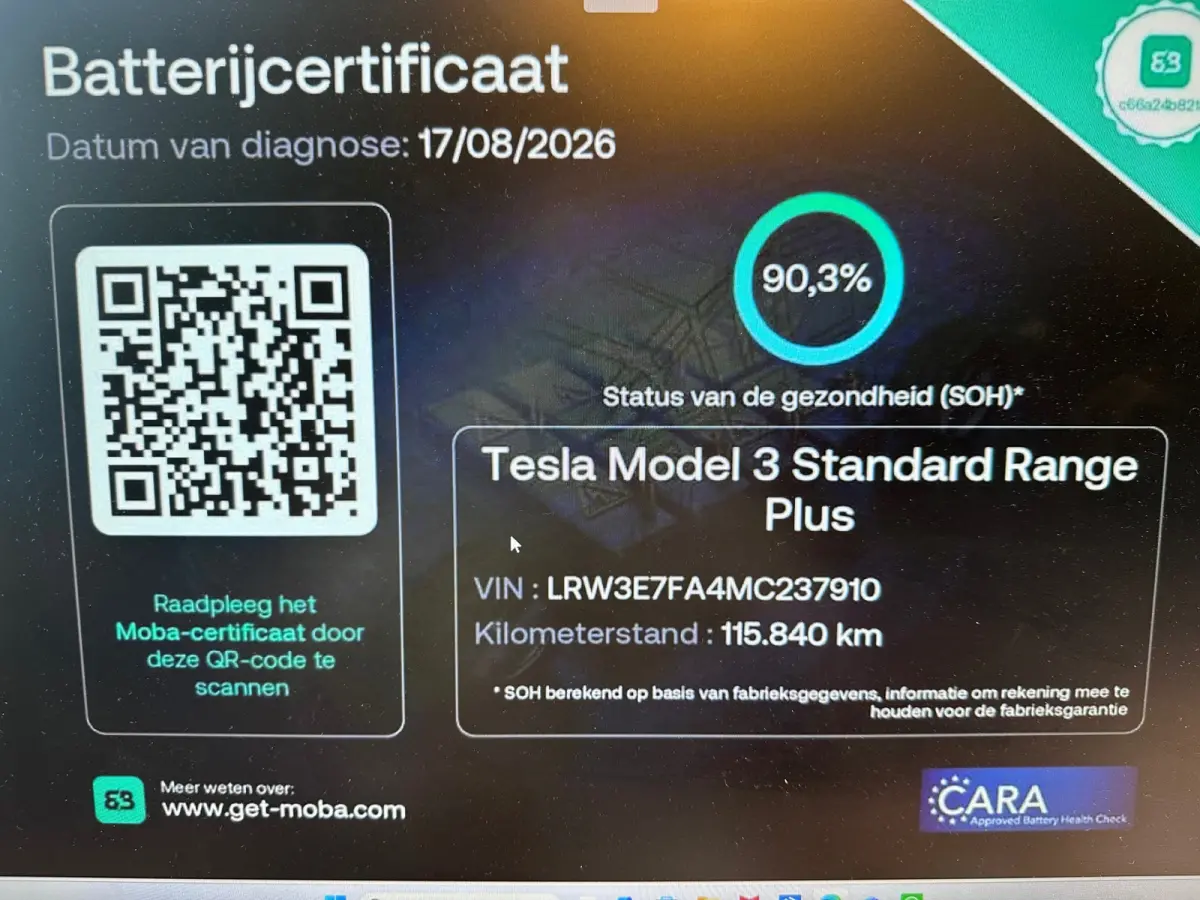 Standard RWD Plus 60 kWh SOH 93 % LFH Facelift