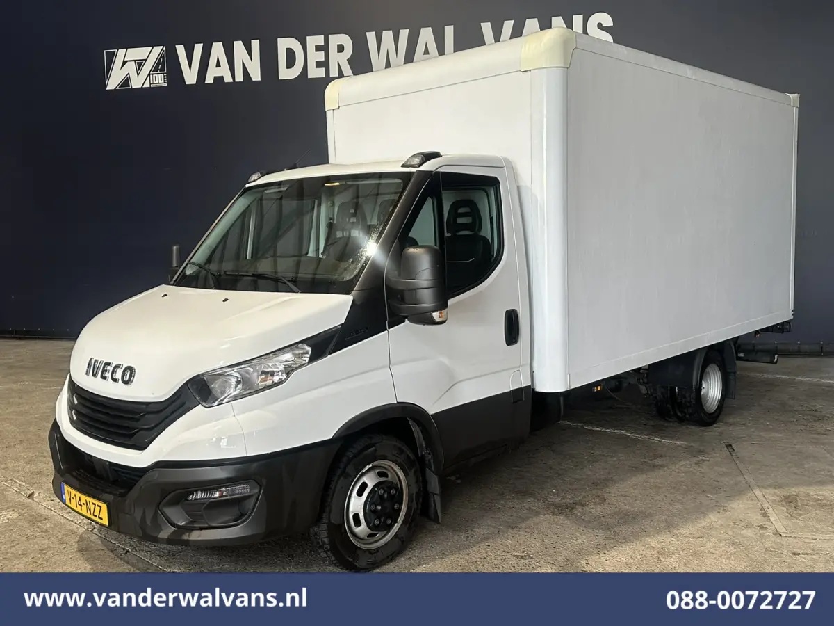 35C16H 157pk Bakwagen Laadklep Dubbel Lucht Euro6 Airco | 1010kg laadvermogen Bijrijdersbank