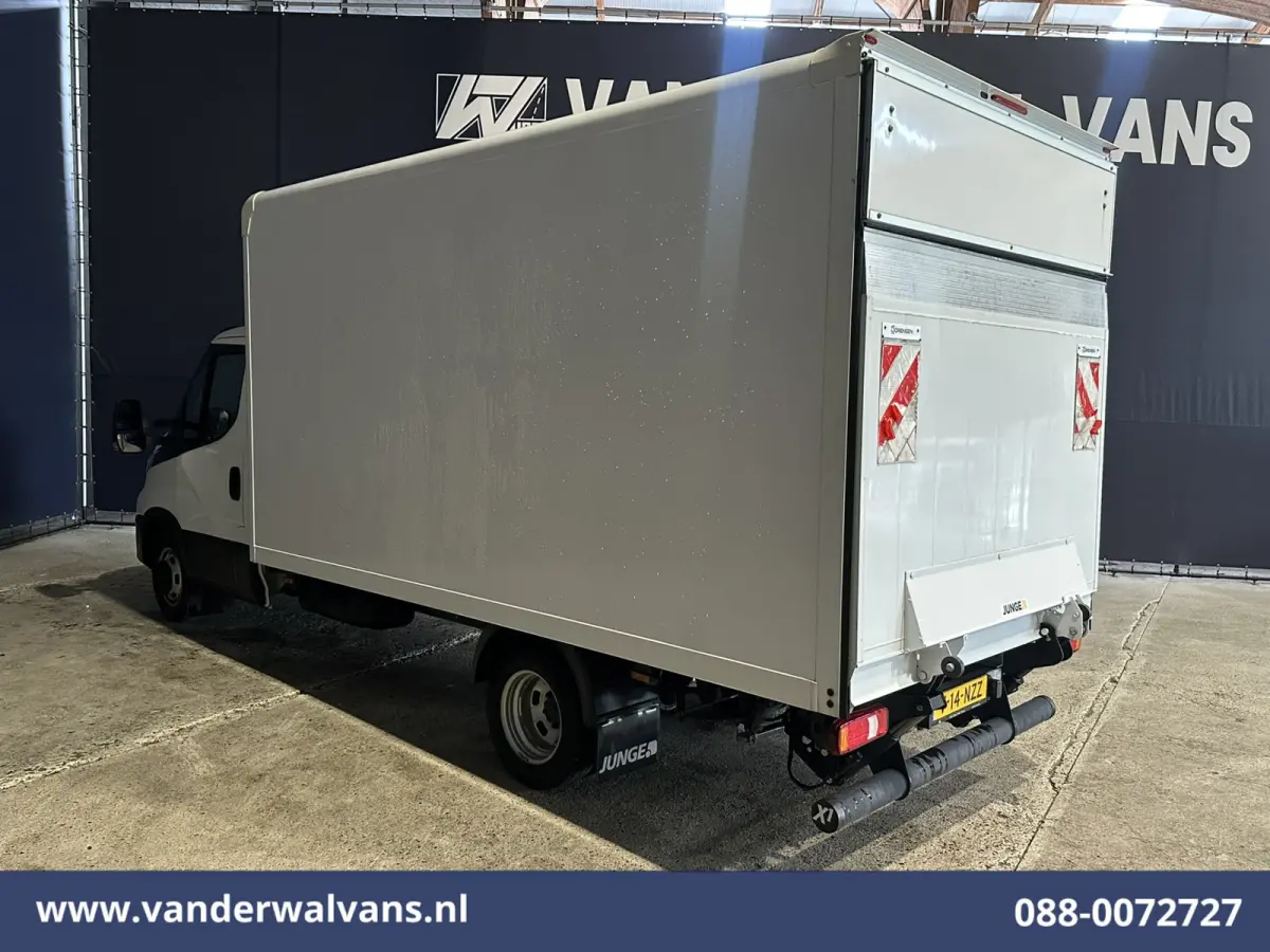 35C16H 157pk Bakwagen Laadklep Dubbel Lucht Euro6 Airco | 1010kg laadvermogen Bijrijdersbank