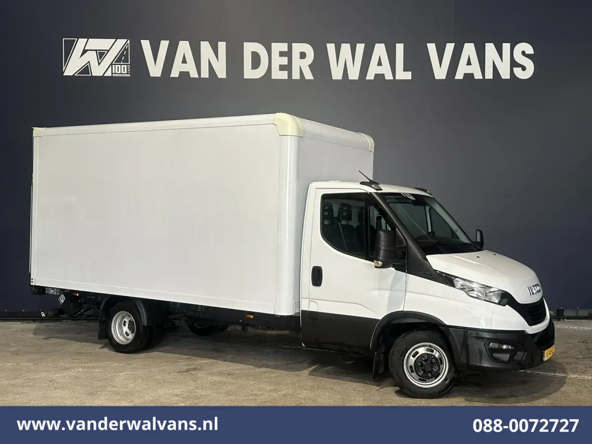 35C16H 157pk Bakwagen Laadklep Dubbel Lucht Euro6 Airco | 1010kg laadvermogen Bijrijdersbank