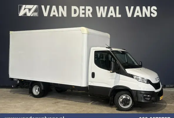 35C16H 157pk Bakwagen Laadklep Dubbel Lucht Euro6 Airco | 1010kg laadvermogen Bijrijdersbank