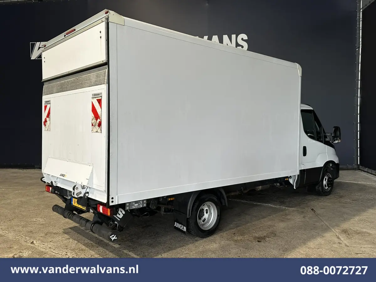 35C16H 157pk Bakwagen Laadklep Dubbel Lucht Euro6 Airco | 1010kg laadvermogen Bijrijdersbank