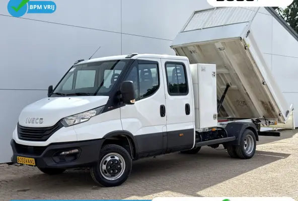 35C16 3.0 Dubbele Cabine Kipper Dubbellucht 3,5t Trekhaak 6 Stoelen Airco Cruise Control Luchtgeveerde stoel Benne Tipper