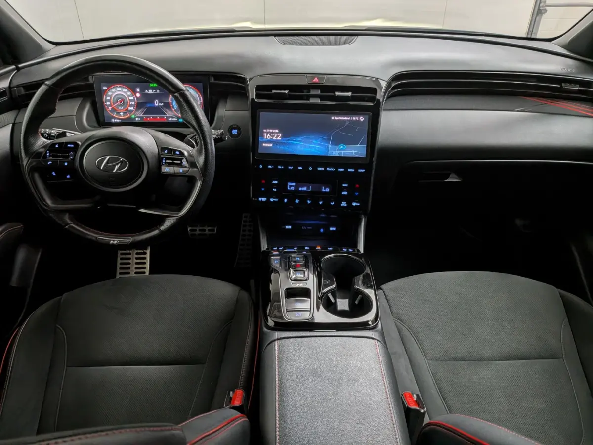 1.6 T-GDI PHEV N Line 4WD | Adaptive Cruise | Stoelventilatie | Stoelverwarming | 360 Camera | Lederen bekleding | Elektrische Stoelen | Keyless | Elektr Achterklep