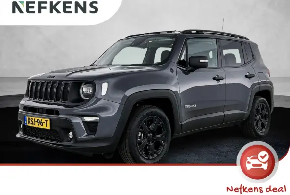 4xe 240pk Plug-in Hybrid Electric Trailhawk Automaat | Schuif-/Kanteldak | Accu 94% | Navigatie | Camera | Dodehoekdetectie | 17"LMV |