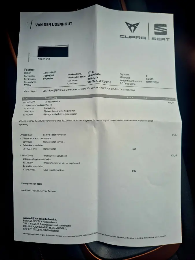 Impulse 62 kWh SOH 97.4 %