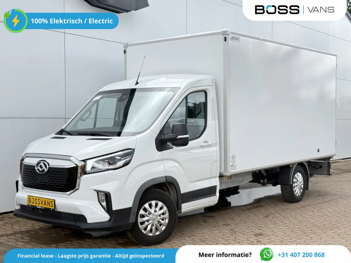 65kWh 204PK Elektrisch! 171km WLTP Elektrische Bakwagen Achterdeuren Airco ACC Carplay Camera Parkeersensoren Voor Meubelbak Koffer