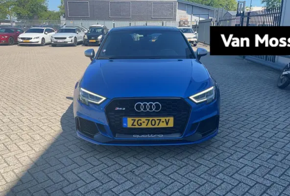 2.5 TFSI RS 3 quattro | Navigatie | 19 Inch Velgen | Panorama dak | Airco | Parkeersensoren | Stoelverwarming | Leder |