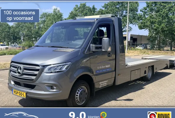 519 3.0 CDI L3 EURO VI-D Tijhof Aluliner oprijwagen full optie met aanhanger