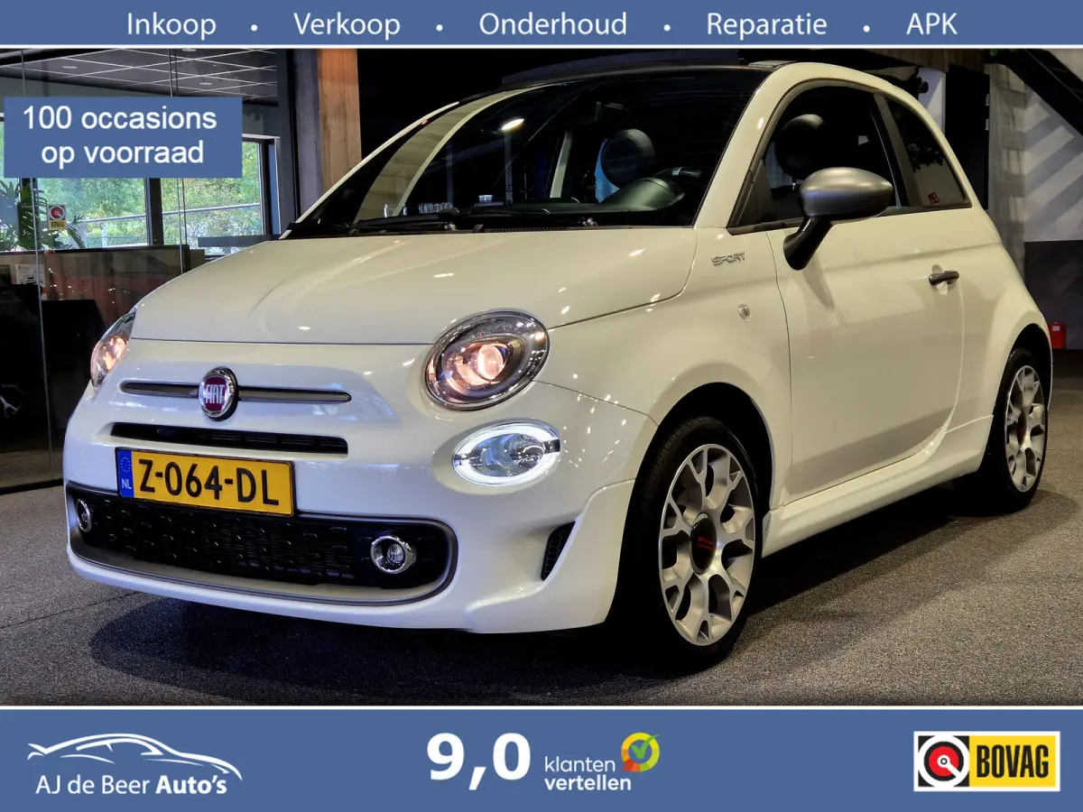 Fiat 500 Hybrid Cabrio 2022 Hybride Handgeschakeld leasen