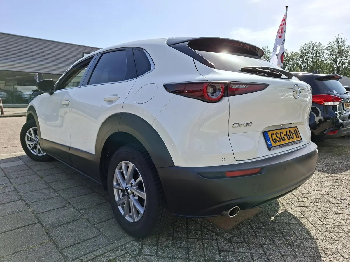 2.0 e-SkyActiv-G M Hybrid Homura PearlWhite Adaptive-Cruise Carplay Elek.Achterklep Achteruitrijcamera Head-Up NAP!