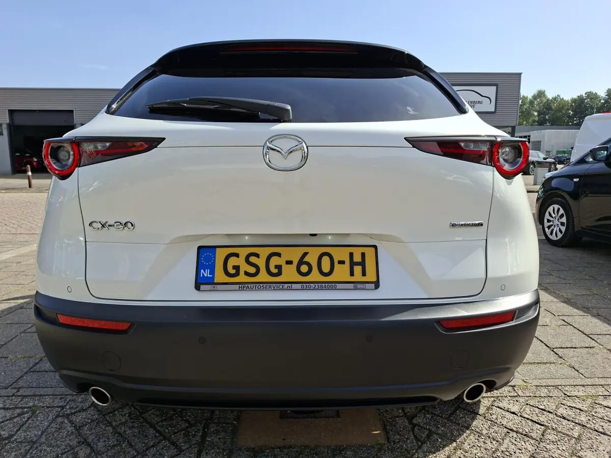 2.0 e-SkyActiv-G M Hybrid Homura PearlWhite Adaptive-Cruise Carplay Elek.Achterklep Achteruitrijcamera Head-Up NAP!
