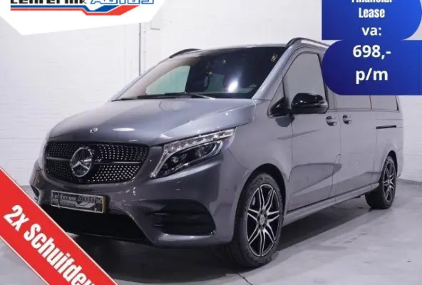 V-klasse 300d L3 AMG Line Airmatic, Burmester Sound, NAP, Distronic, Leder Zwart, LED Koplampen, 19" LMV, Trekhaak 2.500 kg, 5-Zits