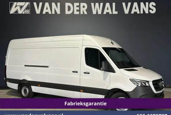 317 CDI 170pk L3H2 Fabrieksgarantie Euro6 Airco | XL MBUX | Camera | LED | Adaptieve Cruiscontrol Parkeersensoren, Bijrijdersbank
