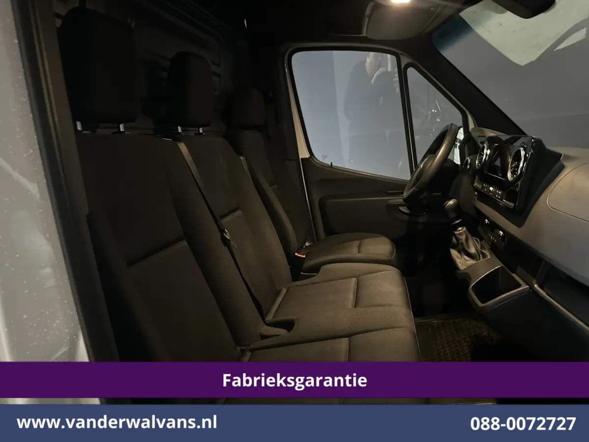 317 CDI 170pk L3H2 Fabrieksgarantie Euro6 Airco | XL MBUX | Camera | LED | Adaptieve Cruiscontrol Parkeersensoren, Bijrijdersbank