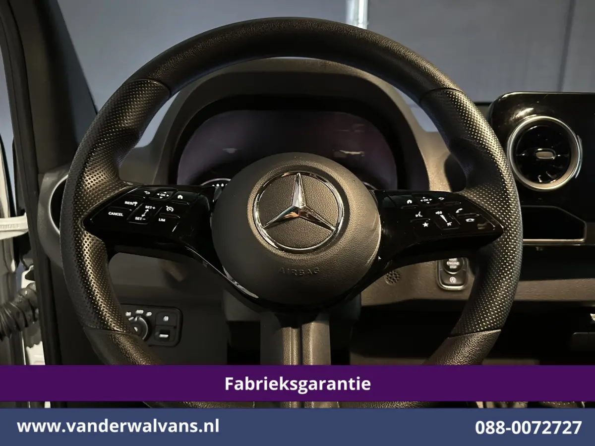 317 CDI 170pk L3H2 Fabrieksgarantie Euro6 Airco | XL MBUX | Camera | LED | Adaptieve Cruiscontrol Parkeersensoren, Bijrijdersbank