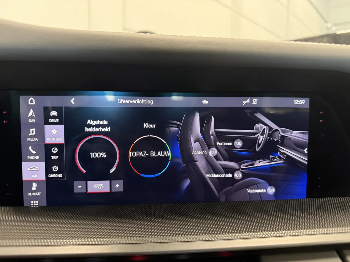 3.0 Carrera S KRIJT/SPORT-CHRONO/PASM/VENTILATIE+MEMORY/4 WIELBESTURING/SPORT-UITLATEN/PDLS-LED/ACC/360AMERA/BOSE/AMBIENT/PORSCHE-DEALER HISTORIE/BTW-AUTO