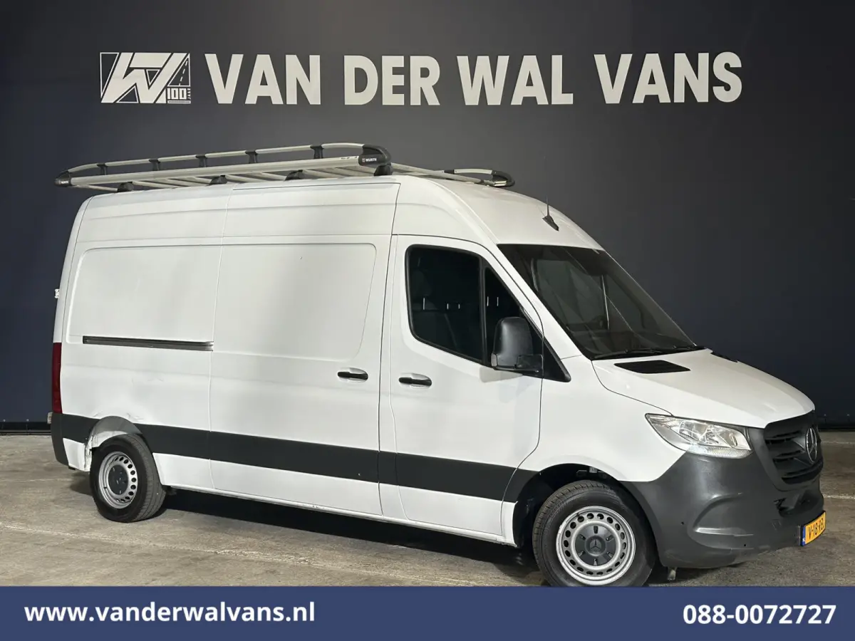314 CDI 143pk L2H2 Euro6 Airco | Camera | Imperiaal | Trekhaak | Apple Carplay | Cruisecontrol Android Auto, Stoelverwarming, Parkeersensoren, Bijrijdersbank