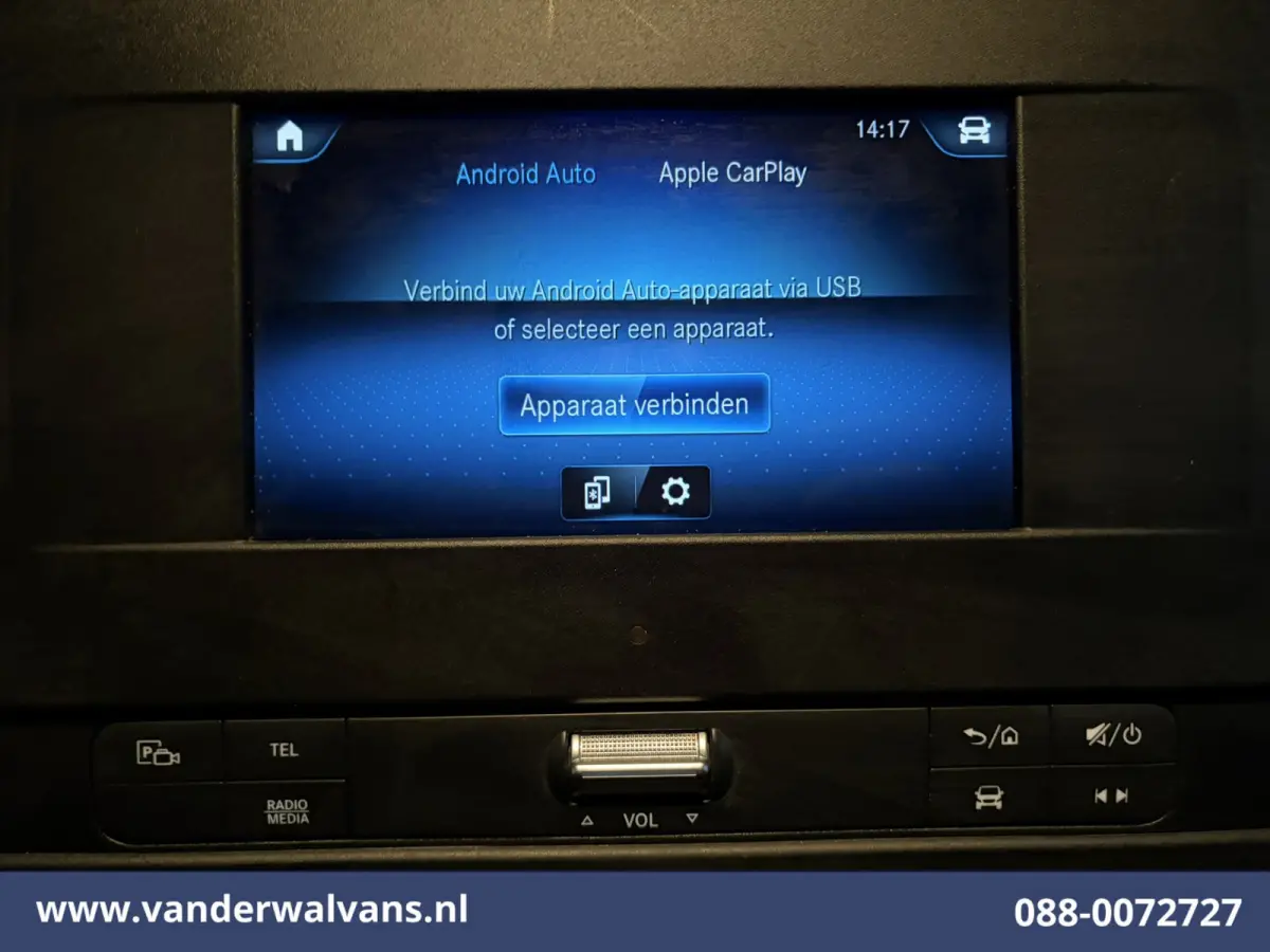 314 CDI 143pk L2H2 Euro6 Airco | Camera | Imperiaal | Trekhaak | Apple Carplay | Cruisecontrol Android Auto, Stoelverwarming, Parkeersensoren, Bijrijdersbank