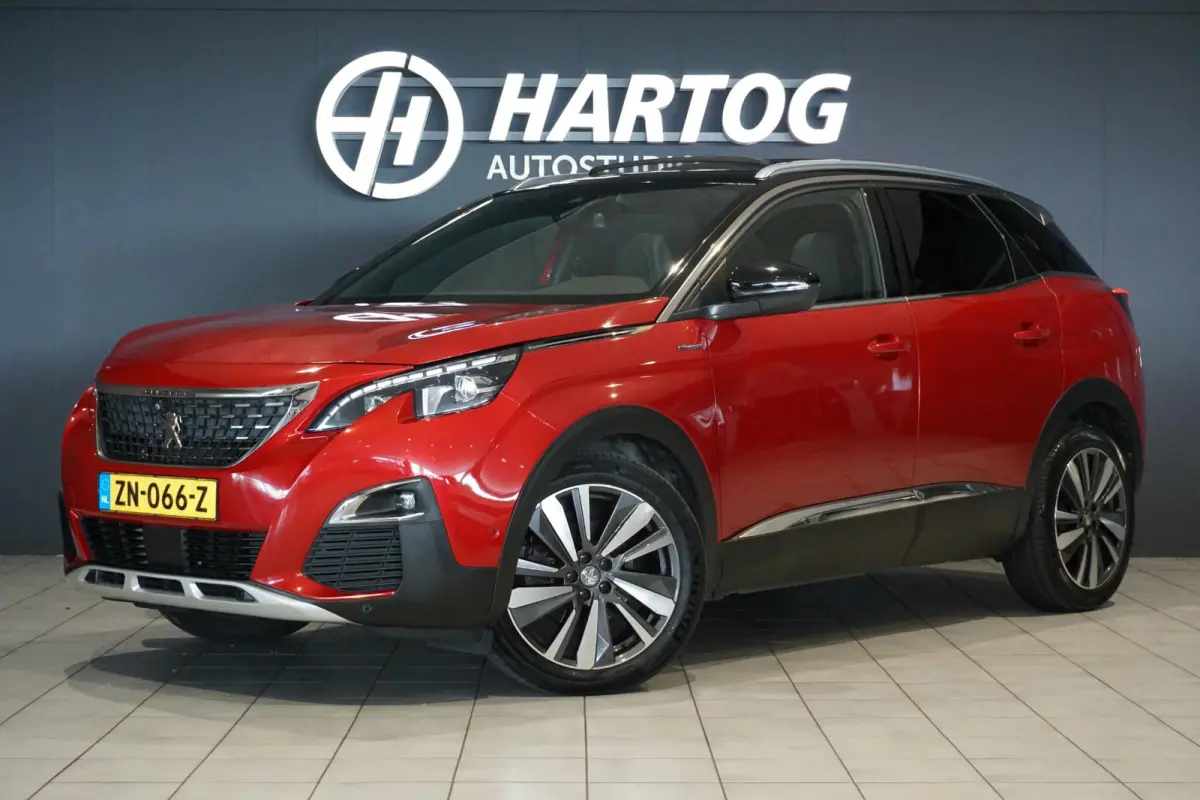 1.6 PureTech GT Line 181PK AUT. + PANORAMA / LEDER / DODEHOEK / CAMERA /