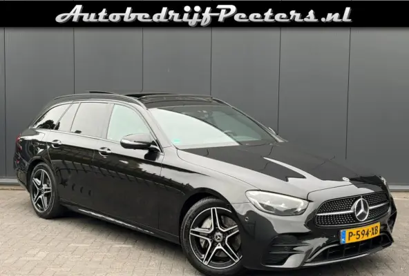 E 200 AMG Nightpakket Pano Burmester Sfeerlicht Leder LED NL-auto