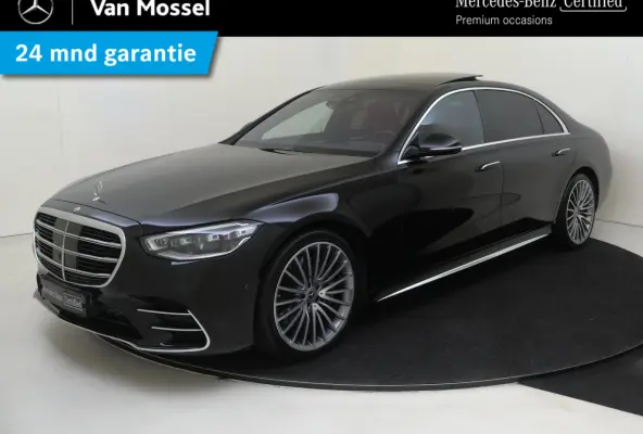 500 4MATIC Lang AMG Line / Premium Plus/ 21 inch/ Achterasbesturing/ Burmester 3D/ Rear Executive Pakket/ Koelkast