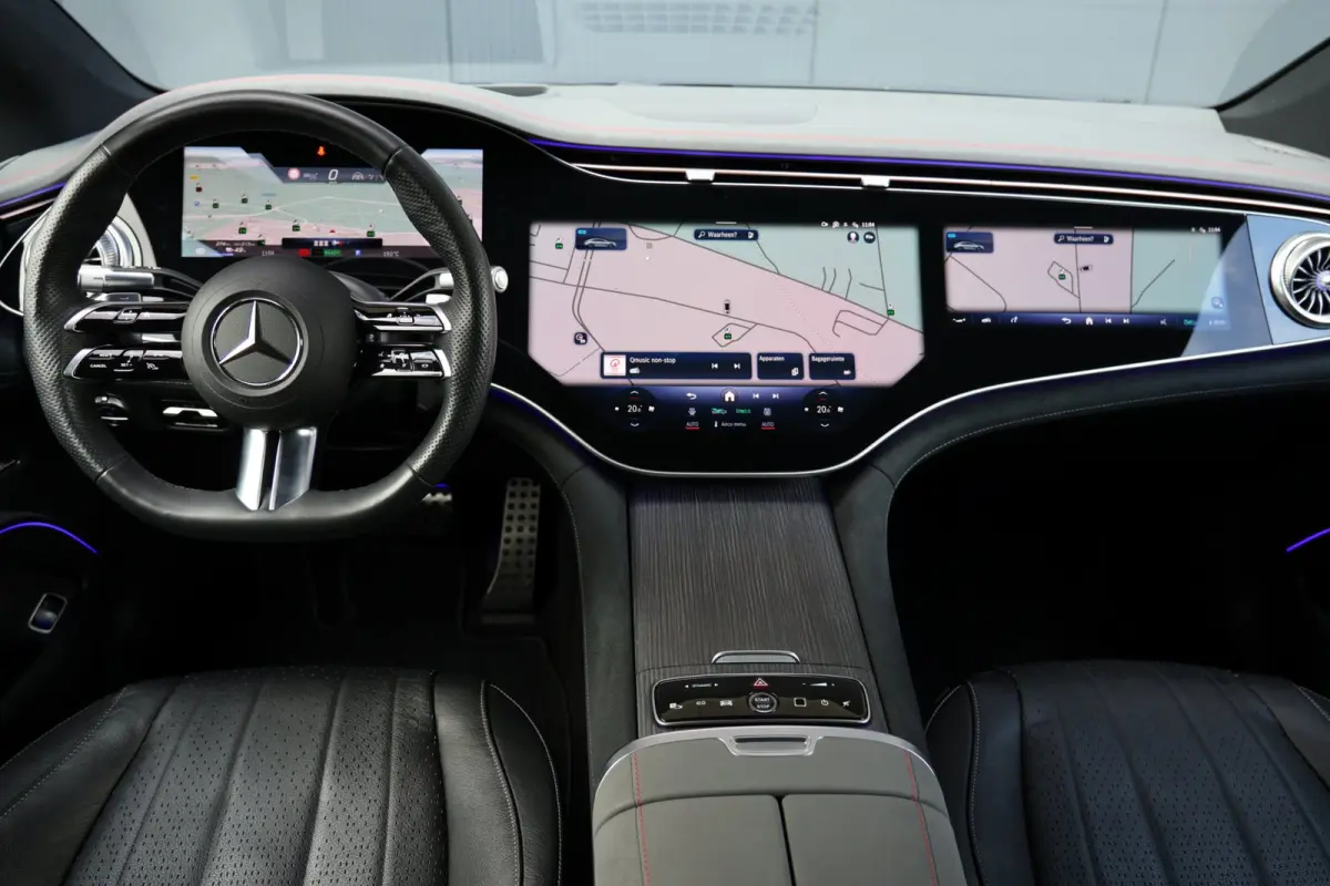 450 4MATIC AMG Line 108 kWh | hyperscreen | head-up | elek. trekhaak | massage stoel(en) | stoelkoeling | 1e eig