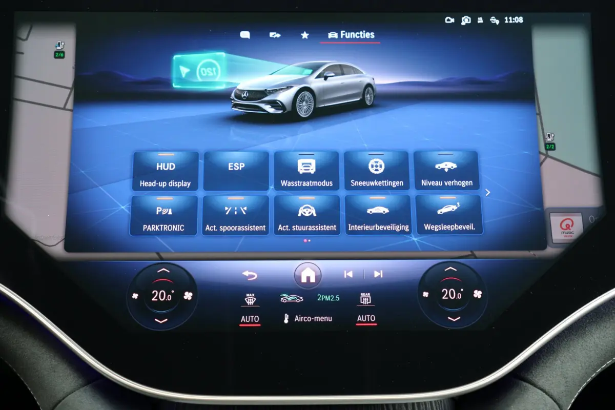 450 4MATIC AMG Line 108 kWh | hyperscreen | head-up | elek. trekhaak | massage stoel(en) | stoelkoeling | 1e eig