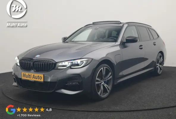 330e xDrive M Sport PHEV 293pk Dealer O.H. | Panodak | Trekhaak Af Fabriek | Laser LED | Lederen Sportstoelen Memory & Verwarmd | Camera | Apple Carplay | Stuur Verwarmd | Blis | Adaptief On