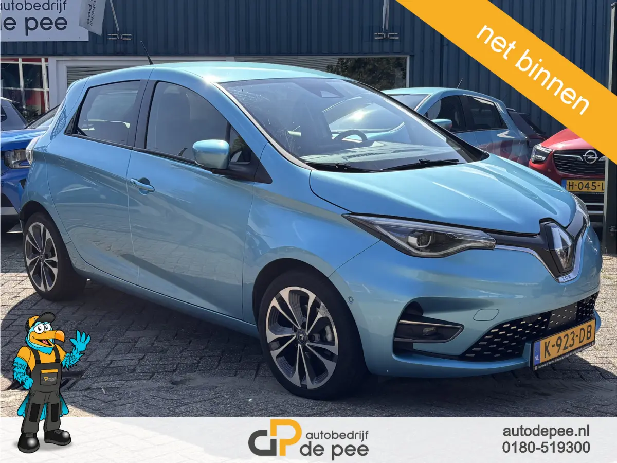 R135 Intens 52 kWh GARANTIE/SOH 92%/HUURACCU/CRUISE/CLIMA/CARPLAY/PARKEERSENS. V+A/CAMERA/LICHTMETAAL rijklaarprijs!