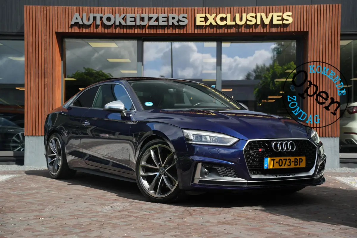 3.0 TFSI S5 quattro Pro Line Plus Panoramadak B&O Luxe Leder Carplay Massage Milltek