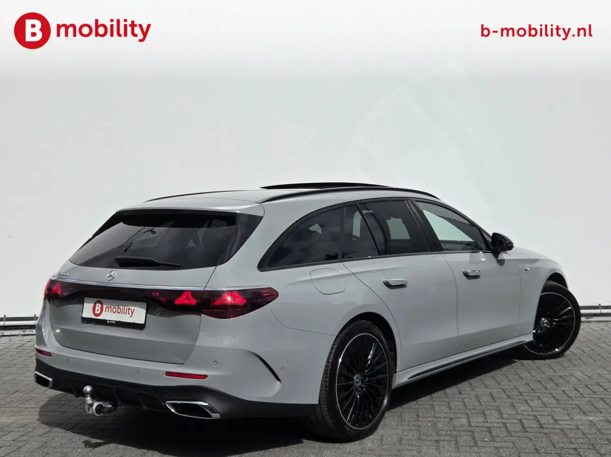 300 e AMG Line Alpinegrijs Trekhaak 2100kg Panoramadak | 360 Camera | Burmester | Distronic Plus | Sportstoelen