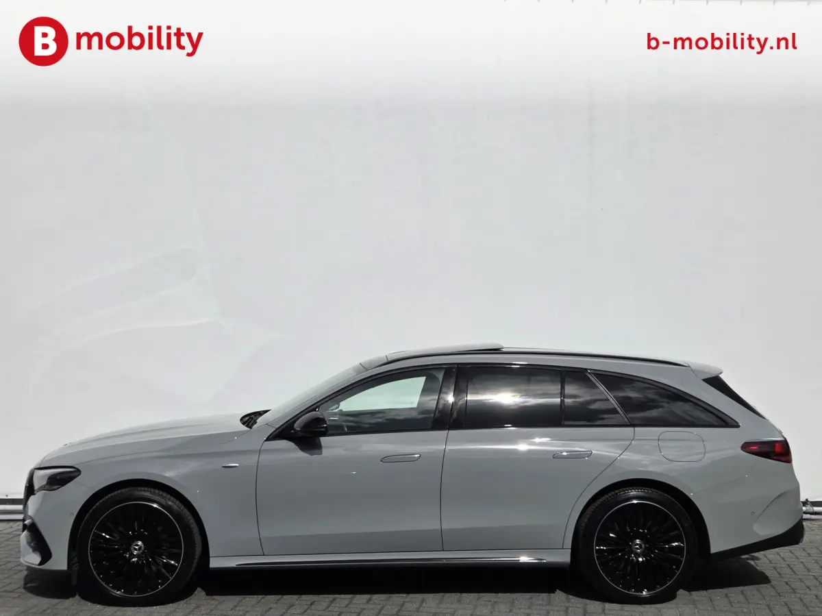 300 e AMG Line Alpinegrijs Trekhaak 2100kg Panoramadak | 360 Camera | Burmester | Distronic Plus | Sportstoelen