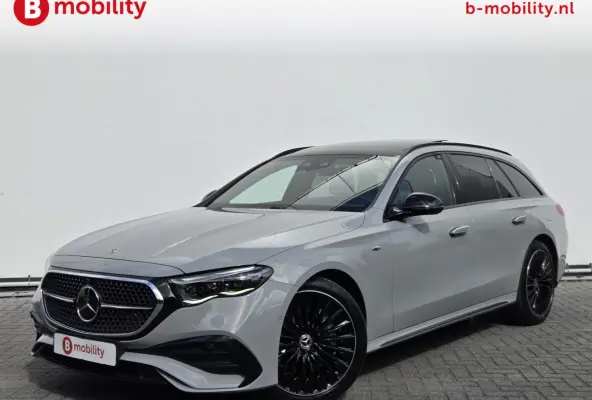 300 e AMG Line Alpinegrijs Trekhaak 2100kg Panoramadak | 360 Camera | Burmester | Distronic Plus | Sportstoelen