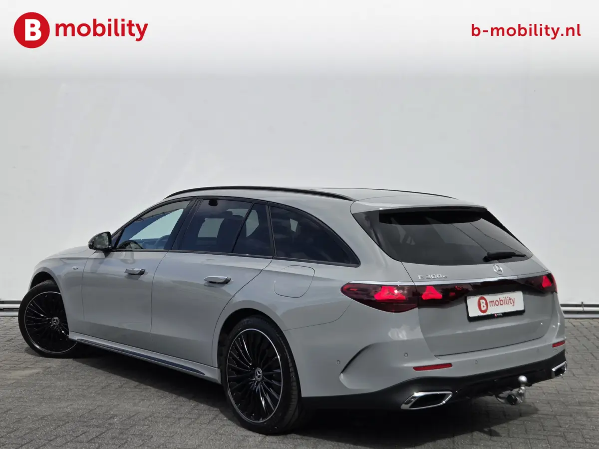 300 e AMG Line Alpinegrijs Trekhaak 2100kg Panoramadak | 360 Camera | Burmester | Distronic Plus | Sportstoelen