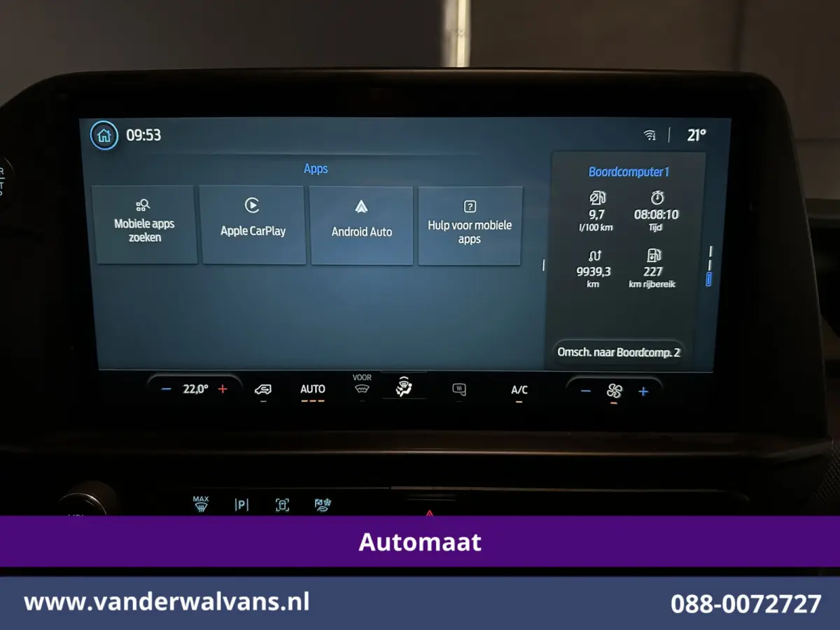 2.0 TDCI 136pk Automaat L1H1 Euro6 Airco | Camera | LED | Apple Carplay | Cruisecontrol Android Auto, Verwarmde voorruit, Parkeersensoren, Bijrijdersbank