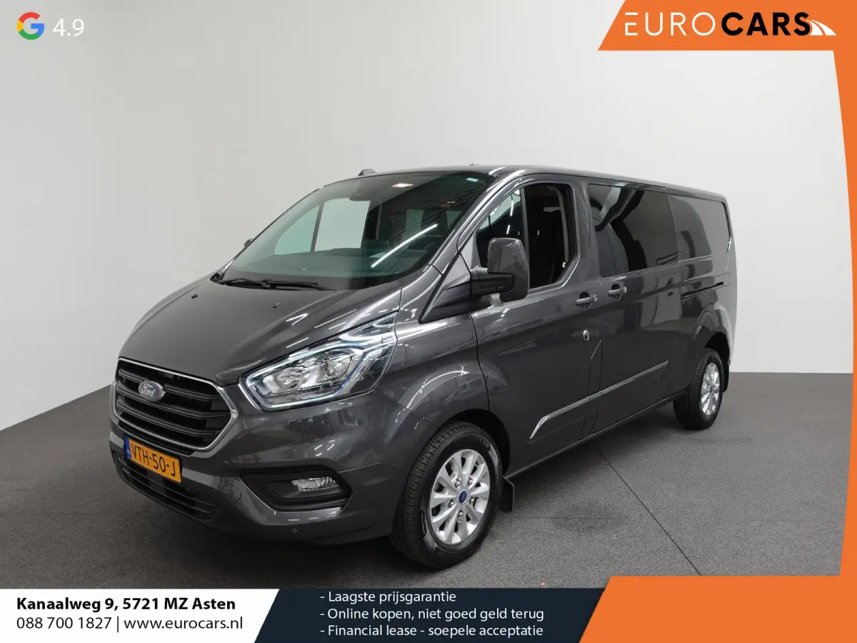 300 2.0 TDCI L2H1 Limited Dubbele Cabine Navi Airco 2 Schuifdeuren Trekhaak PDC voor & achter Carplay DAB