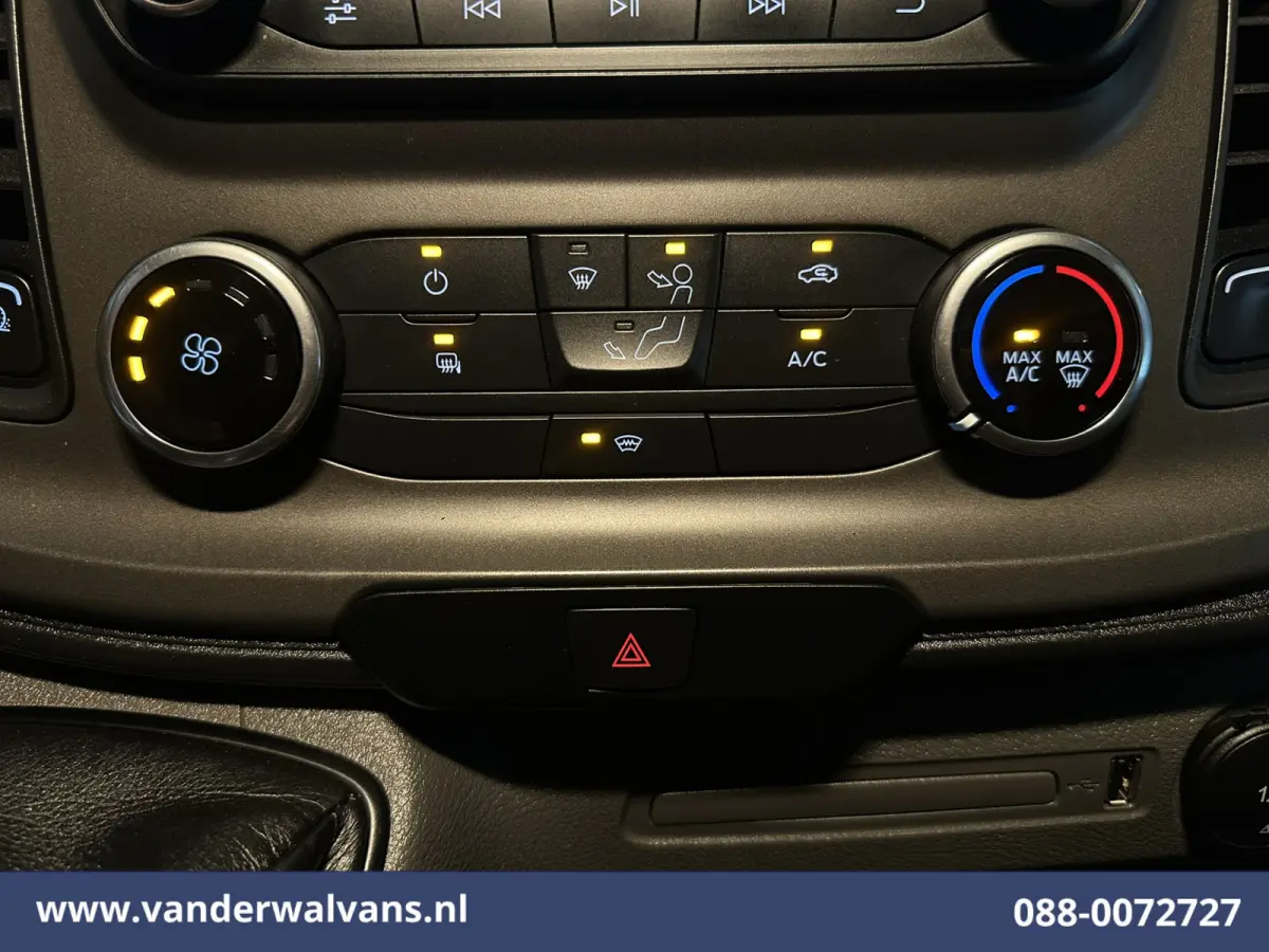 2.0 TDCI 131pk L4H3 Euro6 Airco | Camera | Cruisecontrol | Verwarmde voorruit Parkeersensoren, Bijrijdersbank