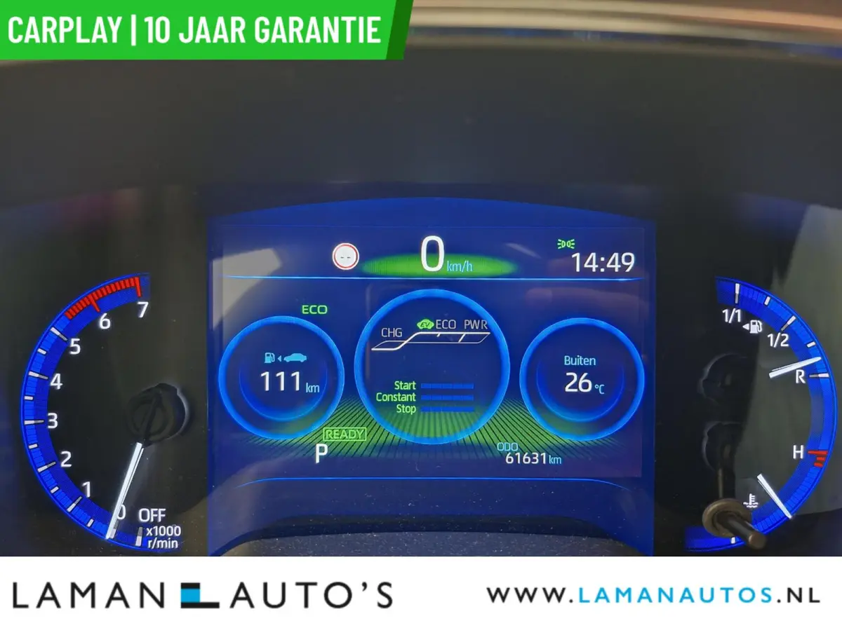 1.8 Hybrid Dynamic Bi-Tone | Trekhaak CarPlay All-season banden ECC 17" LMV LED ACC Camera HUD | Hybrid Voorschoten