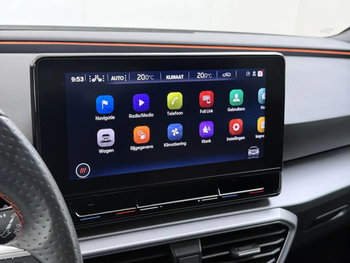 1.5 eTSI FR VAN:22.900,- VOOR:19.877,- UW HERFSTVOORDEEL:3.023,- 150PK | STOEL + STUURVERWARMING |ACHTERUIT RIJ CAMERA | KEYLESS | DODEHOEK | APPLECARPLAY\AINDROID AUTO | TREKHAAK | RIJKLAAR