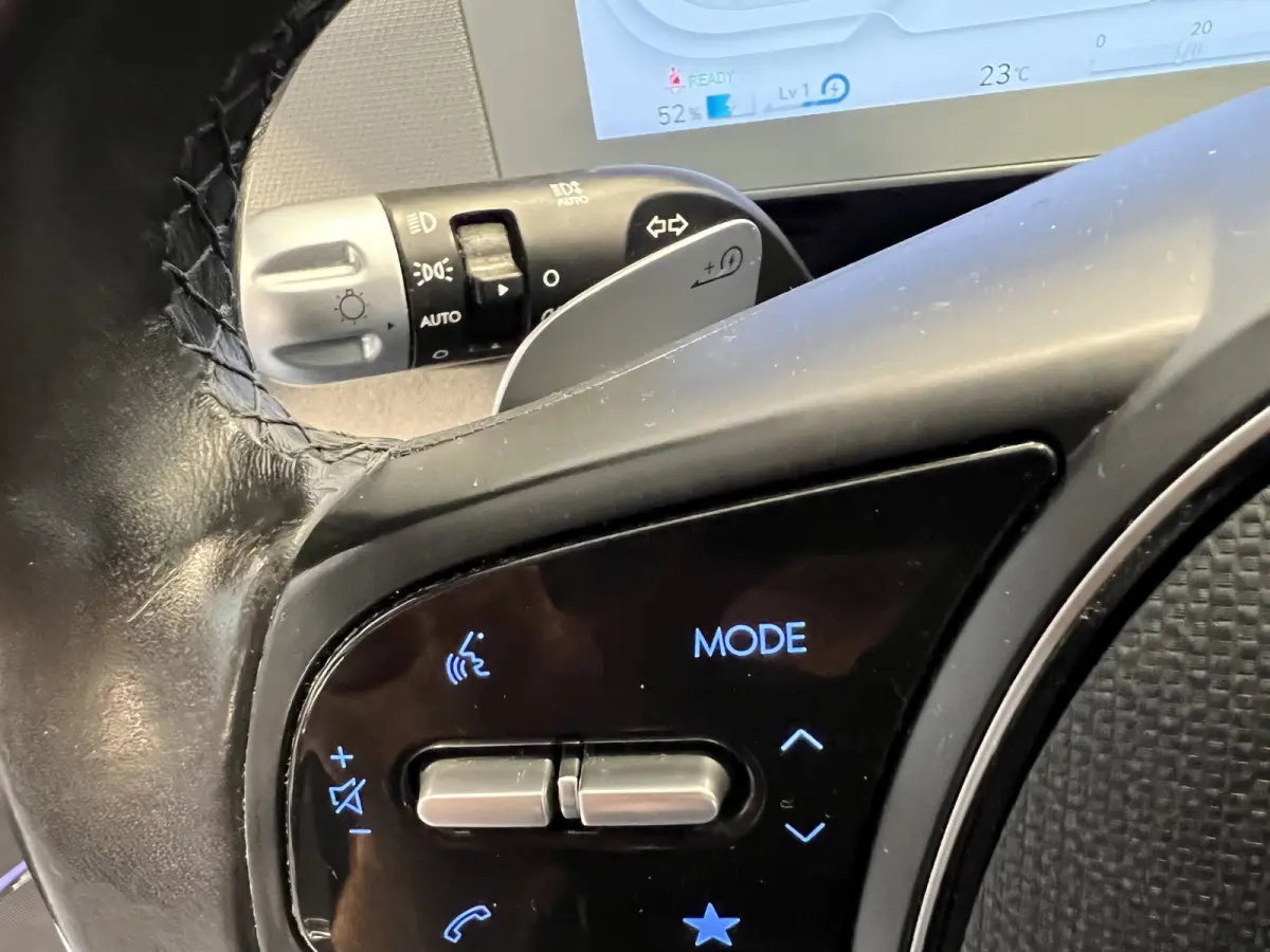 Connect+ 73kWh Afn. Trekhaak | Navigatie/Android/Apple Carplay | LM Velgen 19" | Voorstoelen Verwarmd | Cruise Control Adaptief | Lederen Bekleding | Warmtepomp | Airco |